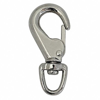 LUCKY LINE PRODUCTS 4FCF4 Eyelet Spring Snap L 3 1/2 In