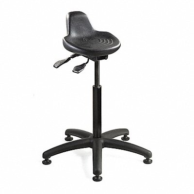 BEVCO 3505 Sit/Stand Stool 5-Star Black 32 H