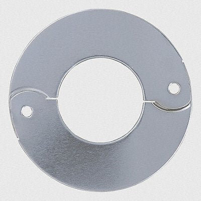 GRAINGER 4FEZ2 Escutcheon 1/4 in H Silver