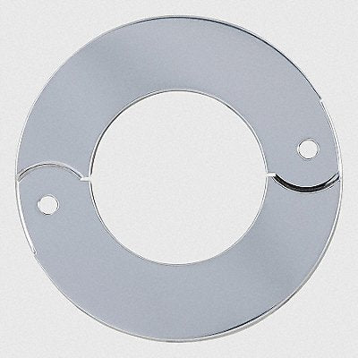 GRAINGER 4FEZ3 Escutcheon 1/4 in H Silver