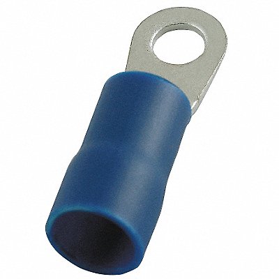 POWER FIRST 4FRD1 Ring Terminal Blue 6 AWG 6 AWG PK20