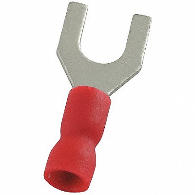 POWER FIRST 4FRD2 Fork Terminal Tin Copper Red PK100