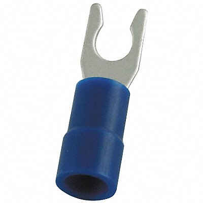 POWER FIRST 4FRD5 Fork Terminal Tin Copper Blue PK100