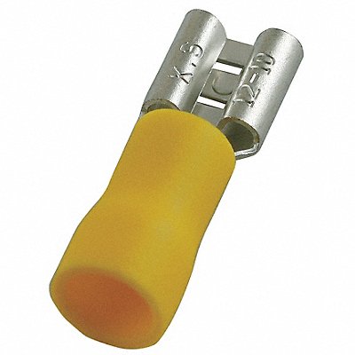 POWER FIRST 4FRE5 Female Disconnect Tin Brass Vinyl PK50