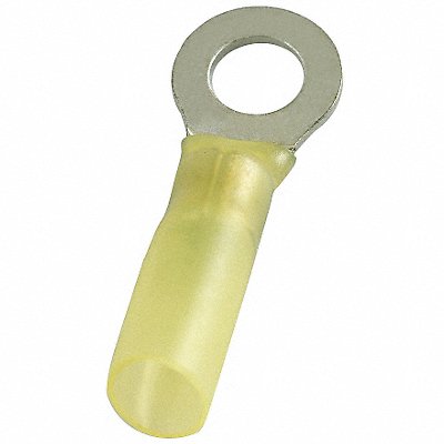 POWER FIRST 4FRF1 Ring Terminal Yellow 12 AWG 10 AWG PK25