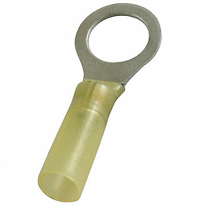 POWER FIRST 4FRF2 Ring Terminal Yellow 12 AWG 10 AWG PK25