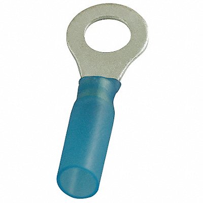 POWER FIRST 4FRF5 Ring Terminal Blue 16 AWG 14 AWG PK25