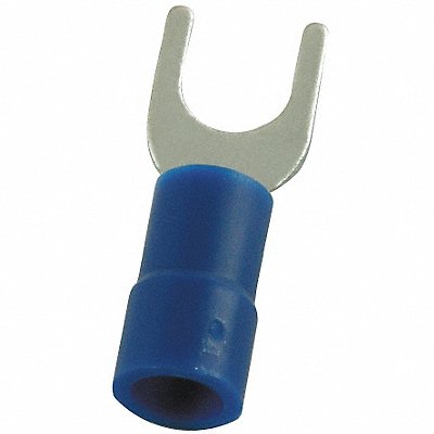 POWER FIRST 4FRH4 Fork Terminal Tin Copper Blue PK100