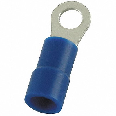 POWER FIRST 4FRH6 Ring Terminal Blue 16 AWG 14 AWG PK100