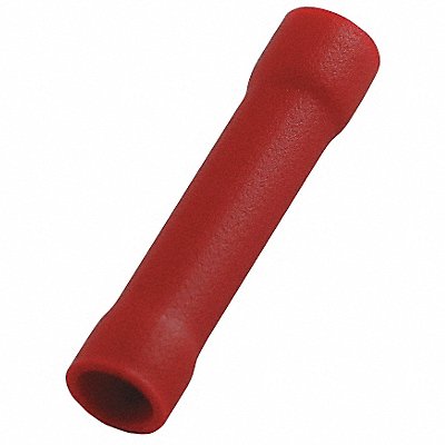 POWER FIRST 4FRH9 Splice Connector Crimp Vinyl Red PK100
