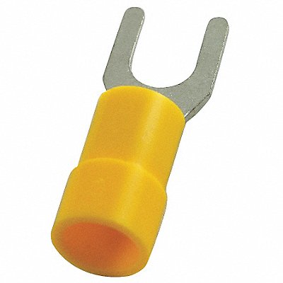 POWER FIRST 4FRL1 Fork Terminal Tin Copper Yellow PK50