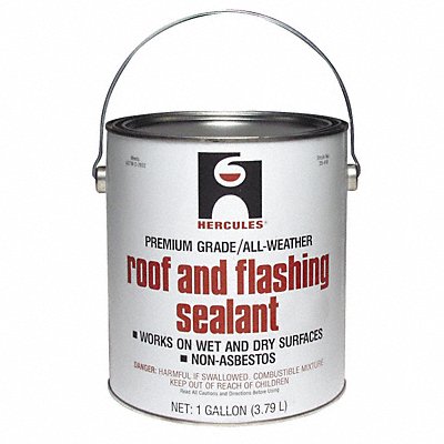 HERCULES 25410 Roof Flashing Sealant Black 1 Gal