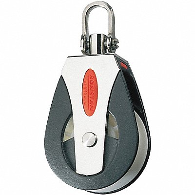 RONSTAN RF51100 Pulley Block Shackle 1/2 in Rope dia.