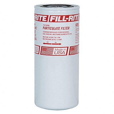 FILL-RITE F1810PM0 Fuel Filter Canister 8-1/2x3-5/8x8-1/2In