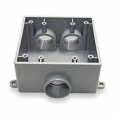 CANTEX 5133401 Weatherproof Box 3 Inlet 3/4 Hub PVC