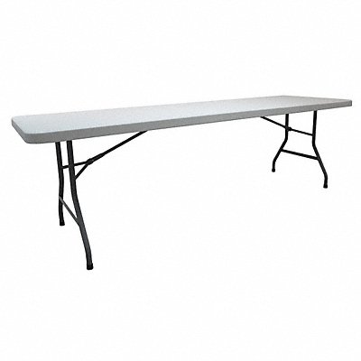 GRAINGER 4GE27 Folding Table Rectangular Polyethylene 96 L 30 W