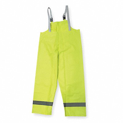 CONDOR 4GE71 D2327 Rain Bib Overall Class E Yellow/Grn 2XL