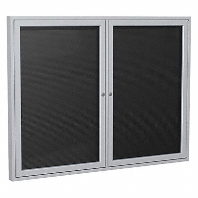 GHENT PA23648BBK Enclosed Letter Board 36 x48