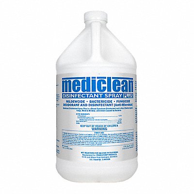 MEDICLEAN 221522000 Disinfectant Spray Plus Mint 1 gal