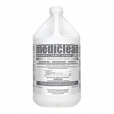 MEDICLEAN 221522902 Disinfectant Spray Plus Unscented 1 gal