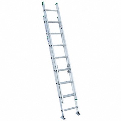 WERNER D12162 Extension Ladder Aluminum 16 ft II