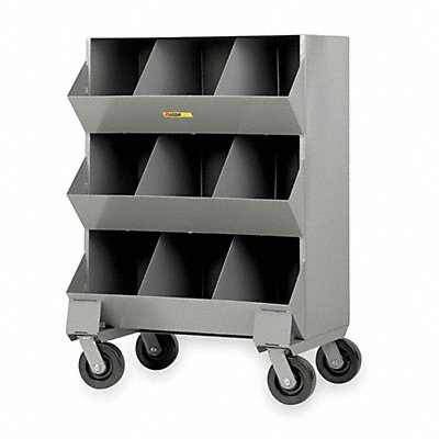 LITTLE GIANT MS315326PH Bin Cart 20x32x45-1/2 in 2400 lb Cap.