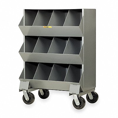 LITTLE GIANT MS415326PH Bin Cart 20x32x45-1/2 in 2400 lb Cap.