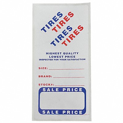 SLIP-N-GRIP MFBP994379 Adhesive Tyre Lbl Roll Paper PK500