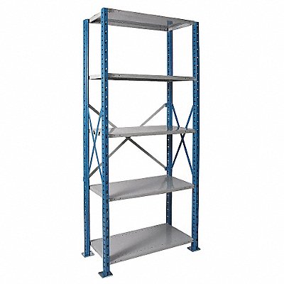 HALLOWELL H75101810PB Metal Shelving Cap 1200 lb 18inx120inx36in