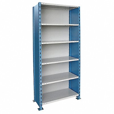 HALLOWELL H55212407PB Metal Shelving Cap 800 lb 24inx84inx36in