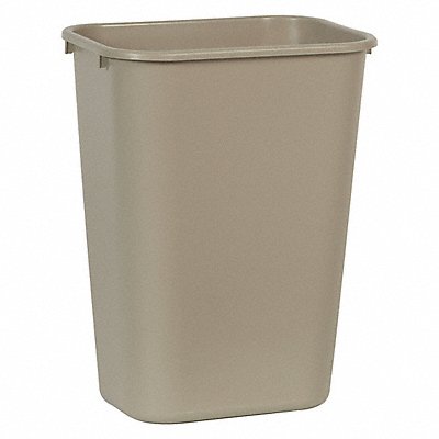 RUBBERMAID COMMERCIAL PRODUCTS FG295700BEIG F9112 Garbage Can Rectangle 10-21/64 gal Beige