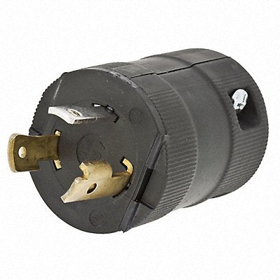 HUBBELL HBL2611VBK Plug 125VAC 30A L5-30P 2P 3W 1PH