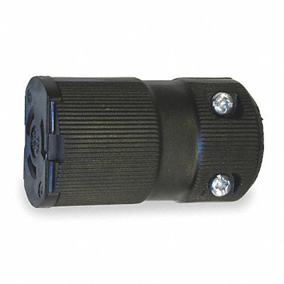 HUBBELL HBL4579VBK Locking Connector Hinged 15 A L6-15R
