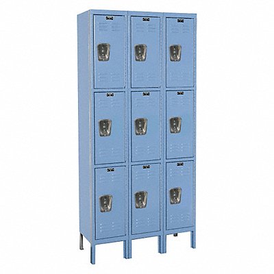 HALLOWELL U32583AMB G7221 Locker 3x3Locker Mrn Bl 78 x36 x15 Assm