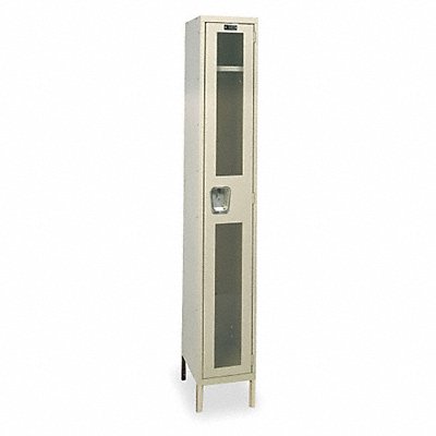 HALLOWELL USV12881APT Wardrobe Locker 1x1Locker Tan 78 x12 x18 Assm
