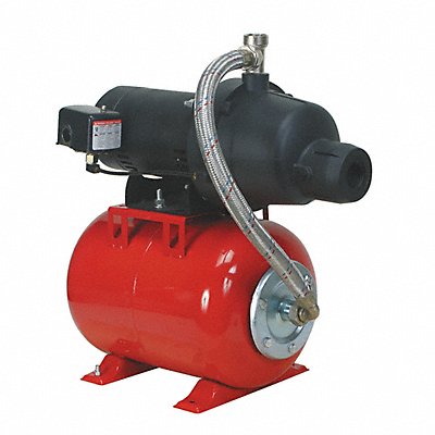 DAYTON 4HEZ9 Well Jet Pump System 1/2 HP 6.0 gal tank