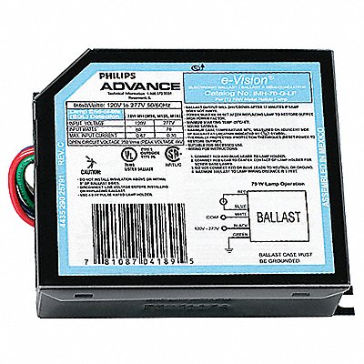 ADVANCE IMH70GBLS HID Ballast e-Vision Pulse Start MH 70W