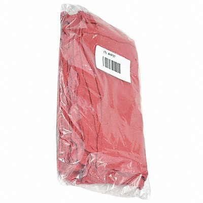 GRAINGER 21820 Red Shop Towel 12 x 12 PK25