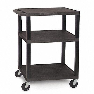 GRAINGER WT34 Utility Cart 300 lb Load Cap. PE