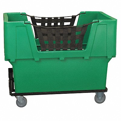 GRAINGER N1017261GREEN Cube Truck LLDPE Green 23.0 cu ft.