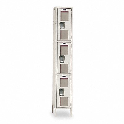 HALLOWELL USV12883APT Wardrobe Locker 3x1Locker Tan 78 x12 x18 Assm