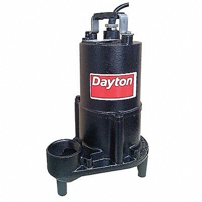 DAYTON 4HU70 EffluentPump 20ft 6.4A 0.5hp 120VAC
