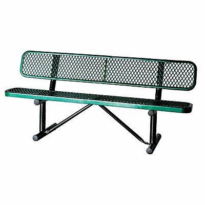 GRAINGER 4HUT3 E0153 Outdoor Bench 72 in L x 24 in x 31 in