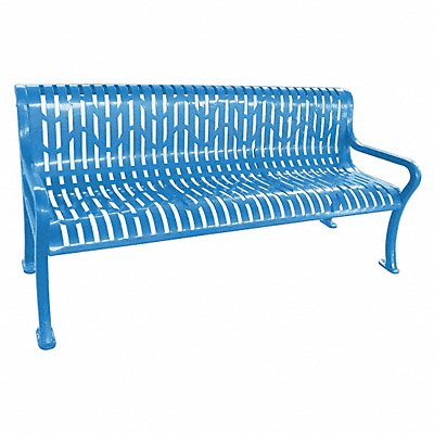 GRAINGER 4HUT8 E5608 Outdoor Bench 74 in L 33-1/4 in H