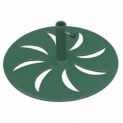 GRAINGER 4HUW7 E5621 Outdoor Umbrella Base Round Green