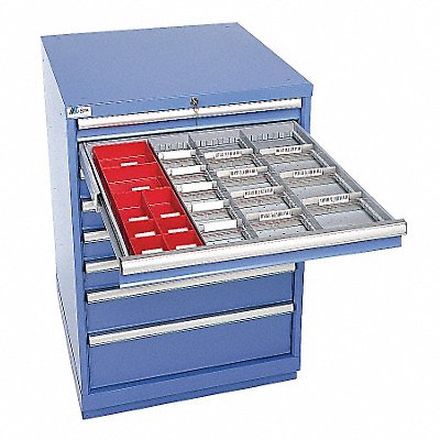 LISTA SC09001002FAFTCB Modular Drawer Cabinet 41-1/2 H 10 Drwr Clssc Blue