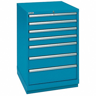 LISTA SC09000702FAFTCB Modular Drawer Cabinet 41-1/2 H 7 Drwr Clssc Blue