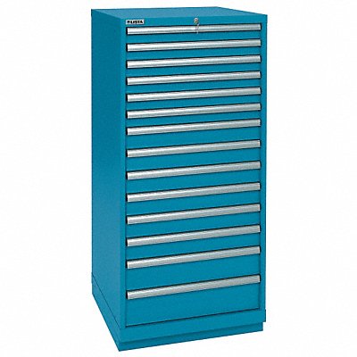 LISTA SC13501417FAFTCB Modular Drawer Cabinet 59-1/2 H 14 Drwr Clssc Blue