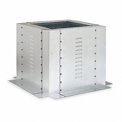 DAYTON 4HX61 Steel 19-20.5 W 24 H Adj Roof Curb