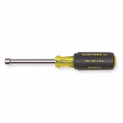 KLEIN TOOLS 63014M Hollow Round Nut Driver 1/4 in